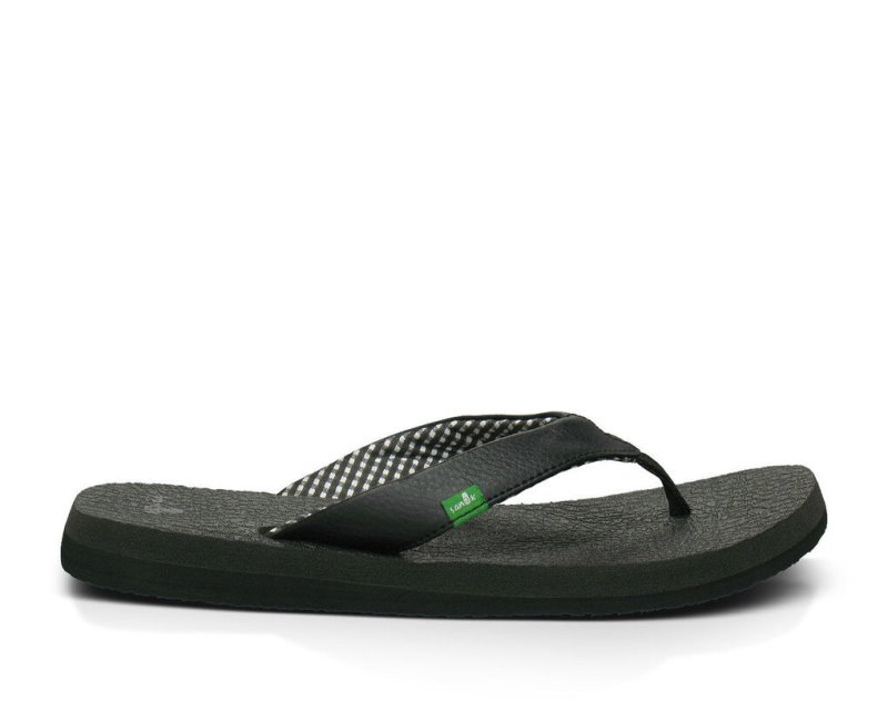 Sanuk Yoga Mat Women Flip Flops Black,Sanuk Philippines | SW05-0395K0