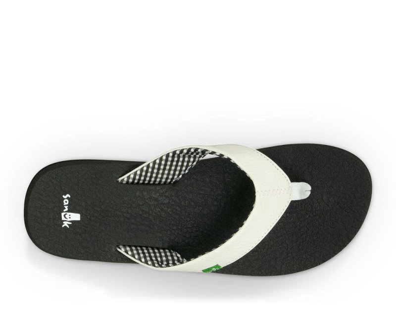 Sanuk Yoga Mat Women Flip Flops White,Sanuk Philippines | QT95-5985B4