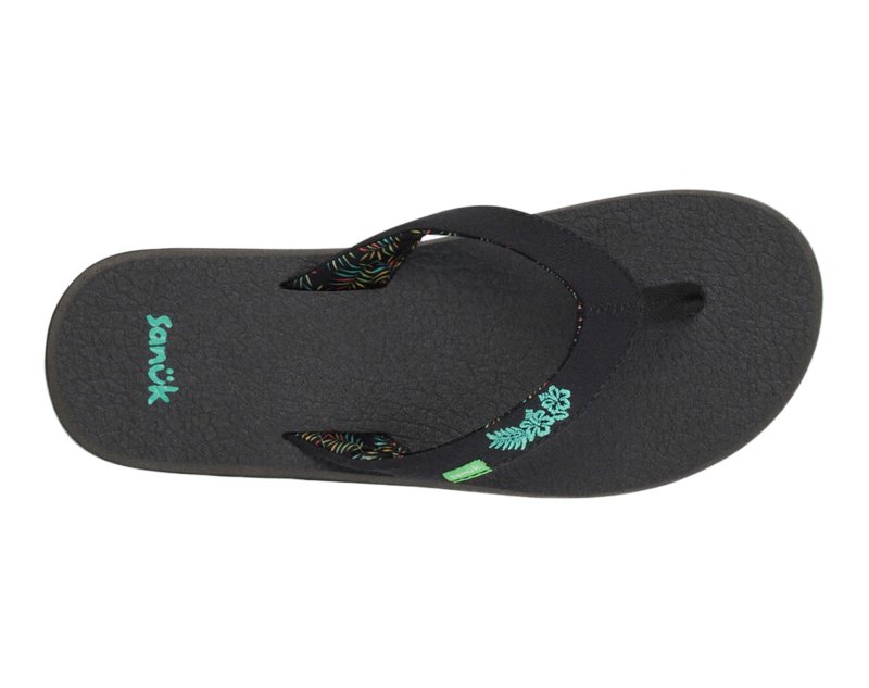 Sanuk Yoga Paradise 2 Women Sandals Black,Sanuk Philippines | RK45-2315M4