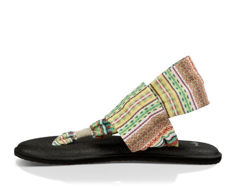 Sanuk Yoga Sling 2 Prints Women Flip Flops Multicolor,Sanuk Philippines | MK98-5908X5