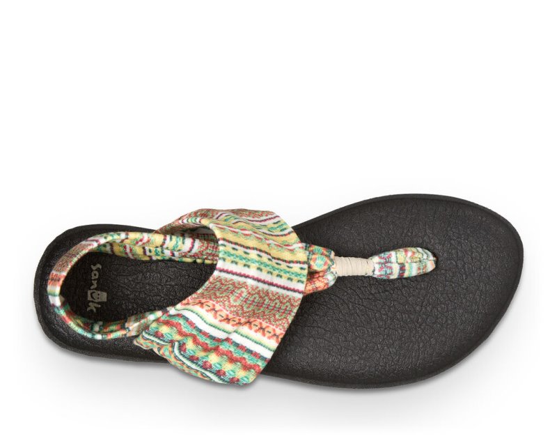 Sanuk Yoga Sling 2 Prints Women Flip Flops Multicolor,Sanuk Philippines | MK98-5908X5