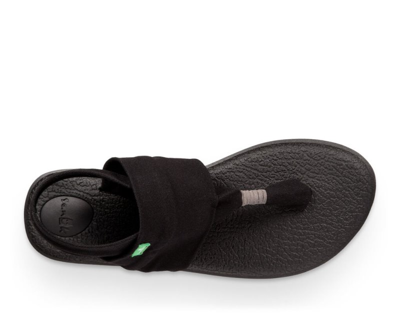 Sanuk Yoga Sling 2 Women Flip Flops Black,Sanuk Philippines | DG00-5690V3