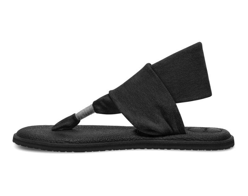 Sanuk Yoga Sling 2 Women Flip Flops Black,Sanuk Philippines | CS08-6088S8