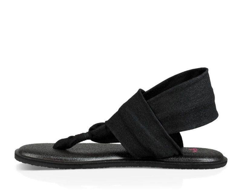 Sanuk Yoga Sling Burst Kids' Sandals Black,Sanuk Philippines | BA02-9862H5