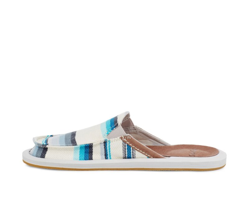 Sanuk You Got My Back Blanket Sustainable Slip-on Women Shoes Blue,Sanuk Philippines | NT23-1373F9