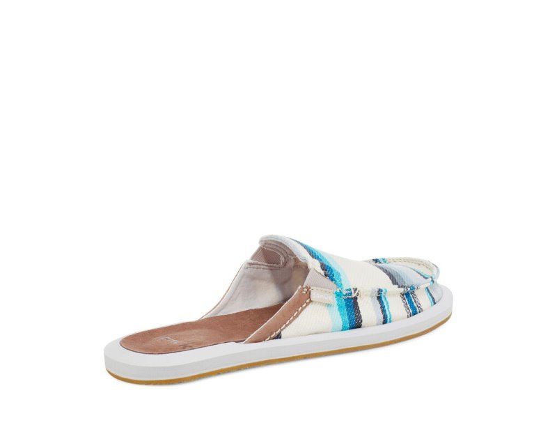 Sanuk You Got My Back Blanket Sustainable Slip-on Women Shoes Blue,Sanuk Philippines | NT23-1373F9