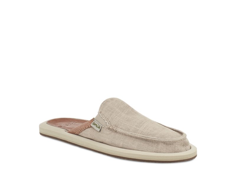 Sanuk You Got My Back Hemp Slipper Women Slippers Beige,Sanuk Philippines | CS63-8923E1