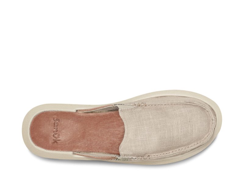 Sanuk You Got My Back Hemp Slipper Women Slippers Beige,Sanuk Philippines | CS63-8923E1