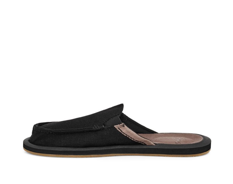 Sanuk You Got My Back Hemp Slipper Women Sidewalk Surfers Black,Sanuk Philippines | QZ03-5263X2