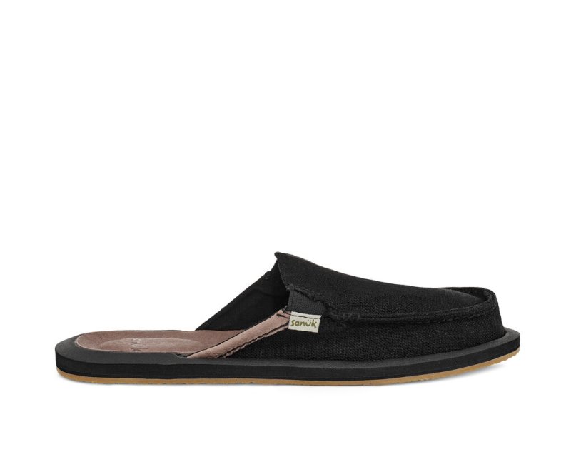 Sanuk You Got My Back Hemp Slipper Women Sidewalk Surfers Black,Sanuk Philippines | QZ03-5263X2