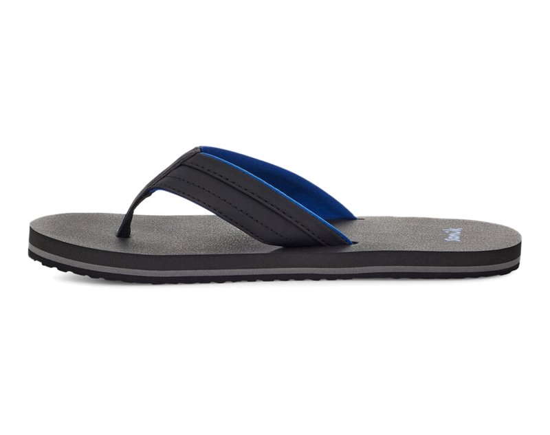 Sanuk Ziggy ST Kids' Flip Flops Black,Sanuk Philippines | UT29-4339S4