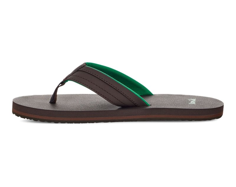 Sanuk Ziggy ST Kids' Flip Flops Brown,Sanuk Philippines | HG68-5598Q6