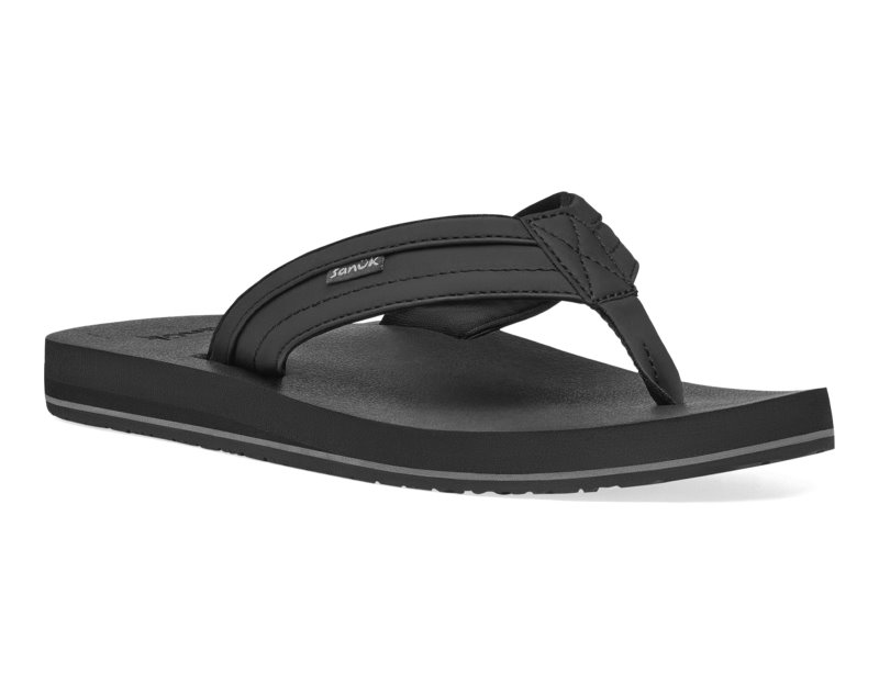 Sanuk Ziggy ST Men Flip Flops Black,Sanuk Philippines | NH79-3179A3