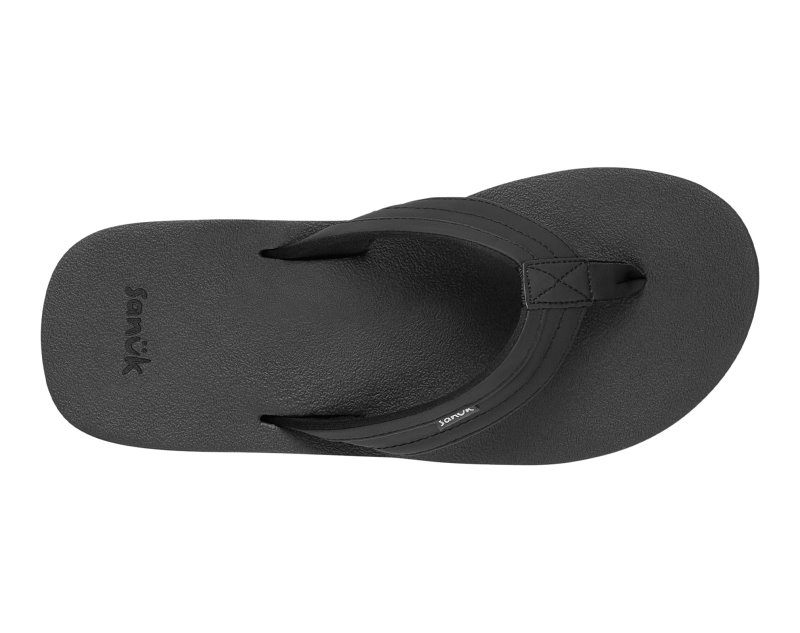 Sanuk Ziggy ST Men Flip Flops Black,Sanuk Philippines | NH79-3179A3