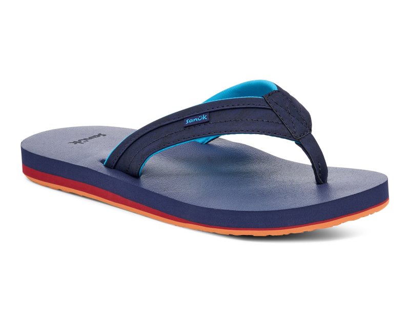 Sanuk Ziggy ST Men Flip Flops Blue,Sanuk Philippines | SE82-6432S3