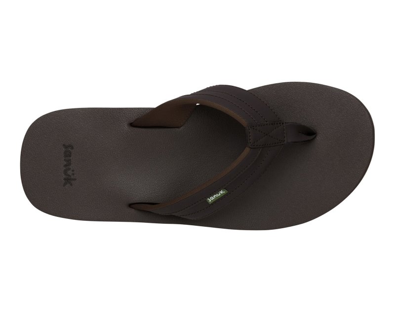 Sanuk Ziggy ST Men Flip Flops Brown,Sanuk Philippines | EY18-0038J5