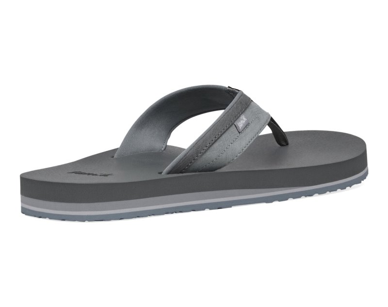 Sanuk Ziggy ST Men Flip Flops Grey,Sanuk Philippines | GB57-9937P7