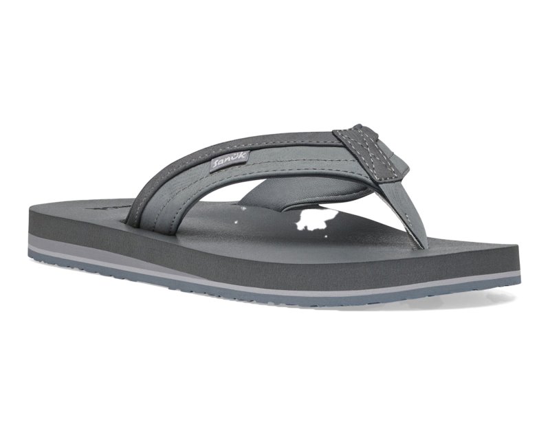 Sanuk Ziggy ST Men Flip Flops Grey,Sanuk Philippines | GB57-9937P7