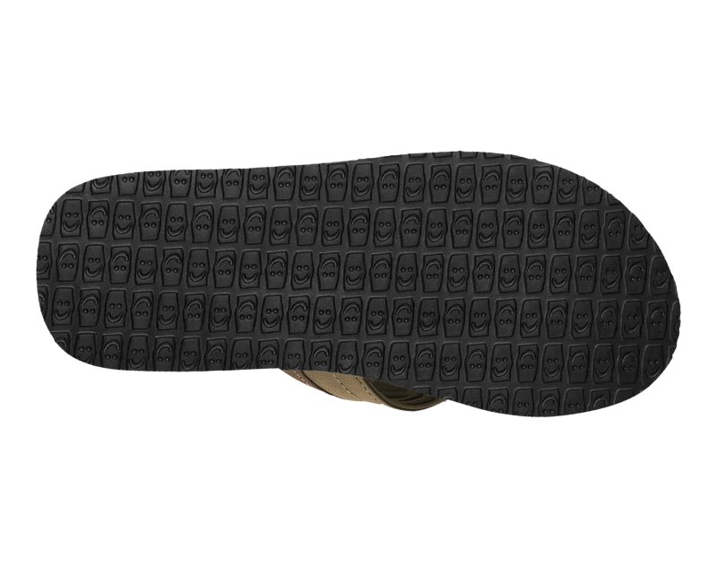 Sanuk Ziggy ST Men Flip Flops Khaki,Sanuk Philippines | YK76-8586U2