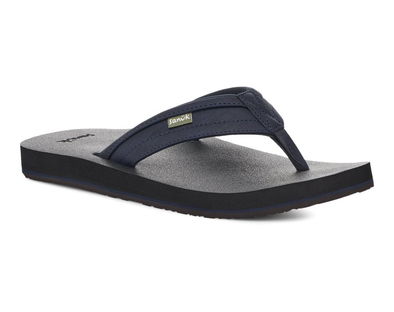 Sanuk Ziggy ST Men Flip Flops Navy,Sanuk Philippines | PD37-1707U4