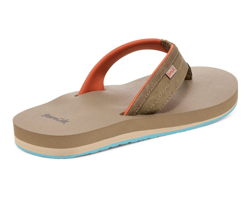 Sanuk Ziggy ST Men Flip Flops Olive,Sanuk Philippines | YC99-6019F5