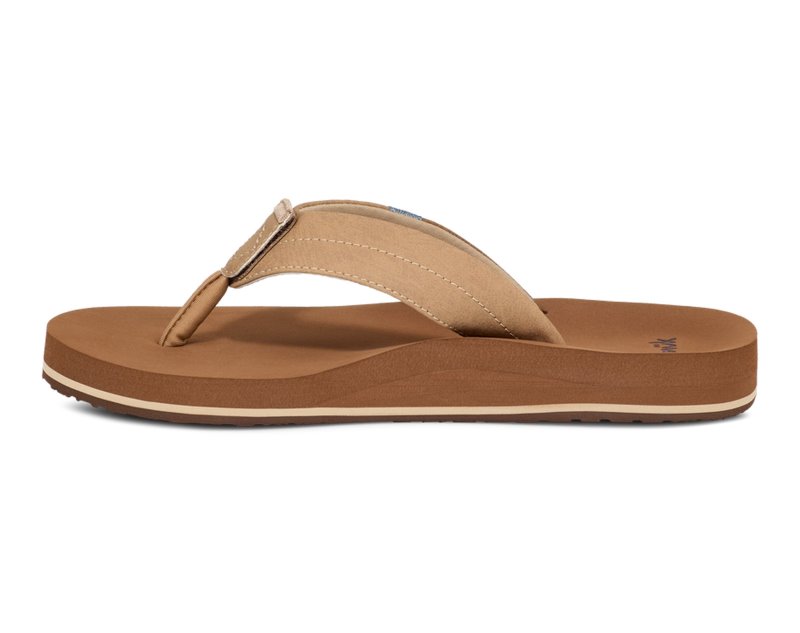 Sanuk Ziggy Switchfit Men Flip Flops Brown,Sanuk Philippines | VM90-3380R3