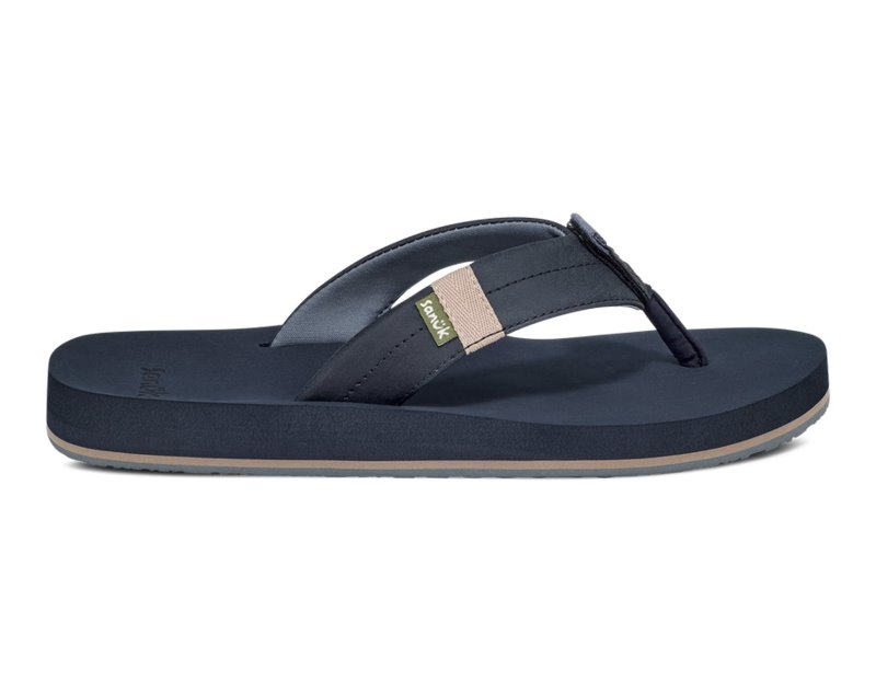 Sanuk Ziggy Switchfit Men Flip Flops Navy,Sanuk Philippines | PU66-4626X6