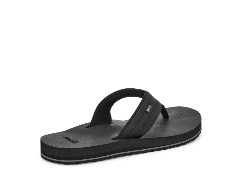 Sanuk Ziggy Water-Friendly Men Flip Flops Black,Sanuk Philippines | WU27-1407X2