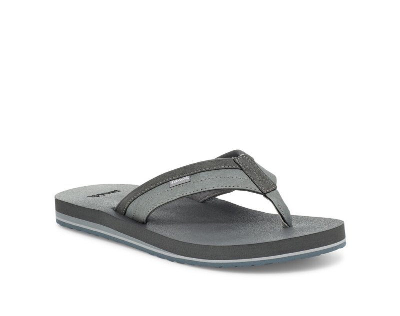 Sanuk Ziggy Water-Friendly Men Flip Flops Grey,Sanuk Philippines | ZX05-0325A6