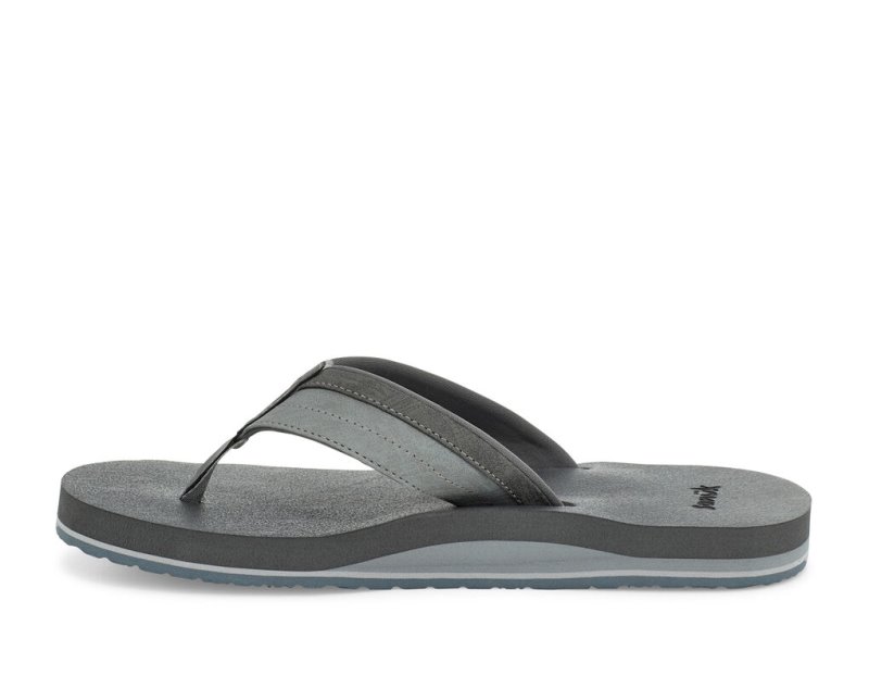 Sanuk Ziggy Water-Friendly Men Flip Flops Grey,Sanuk Philippines | ZX05-0325A6