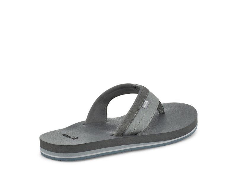 Sanuk Ziggy Water-Friendly Men Flip Flops Grey,Sanuk Philippines | ZX05-0325A6