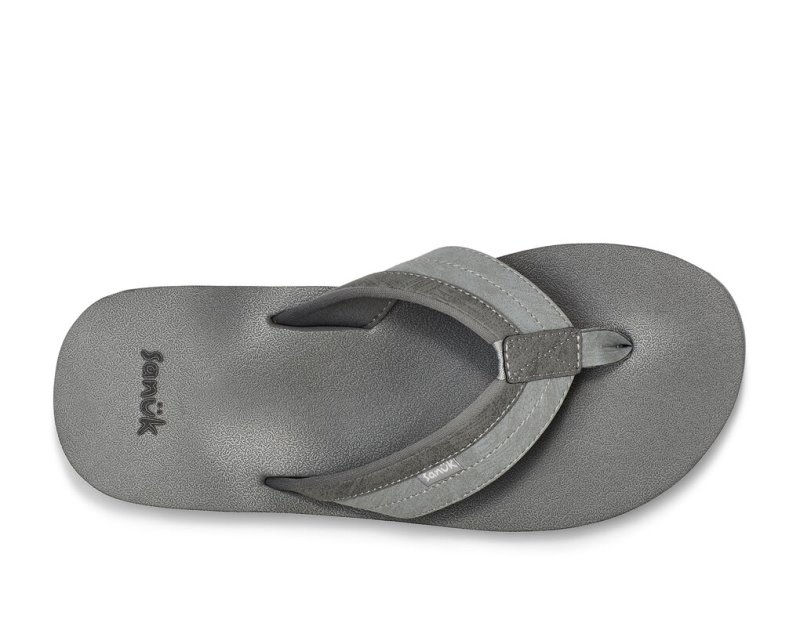 Sanuk Ziggy Water-Friendly Men Flip Flops Grey,Sanuk Philippines | ZX05-0325A6